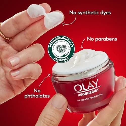 Olay Regenerist Micro-Sculpting Cream Face Moisturizer 0.5 oz | Deep Hydrating Anti-Aging Formula thumbnail 9