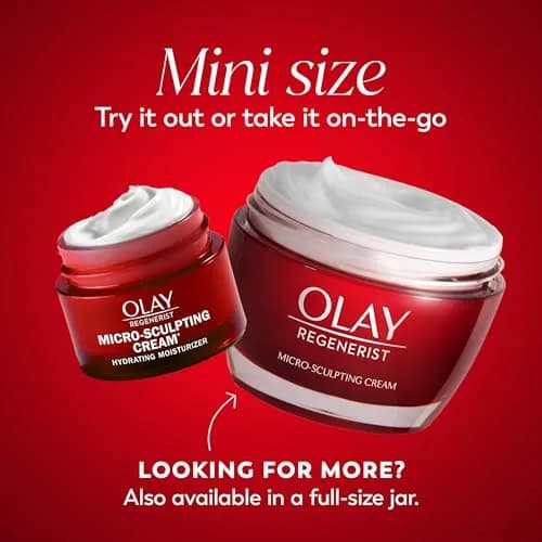 Olay Regenerist Micro-Sculpting Cream Face Moisturizer 0.5 oz | Deep Hydrating Anti-Aging Formula thumbnail 2