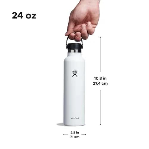 Hydro Flask Water Bottle - Insulated Stainless Steel - Non Spill, Leakproof 710ml (24 Oz) | Keeps Cold 24 Hrs, Hot 12 Hrs thumbnail 7