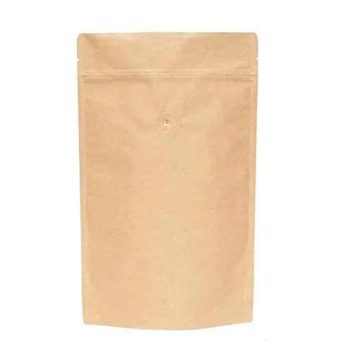 AwePackage 16 oz Food Storage Bag with Zipper & Valve | High Barrier Kraft Pouch for Freshness thumbnail 1