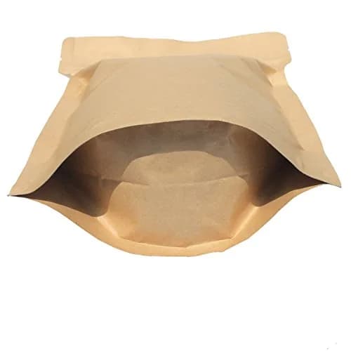 AwePackage 16 oz Food Storage Bag with Zipper & Valve | High Barrier Kraft Pouch for Freshness thumbnail 4