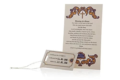 House of Blessing Holy Water from the Jordan River 180ml | Reusable Gift Box, Certificate & Blessing Card thumbnail 4