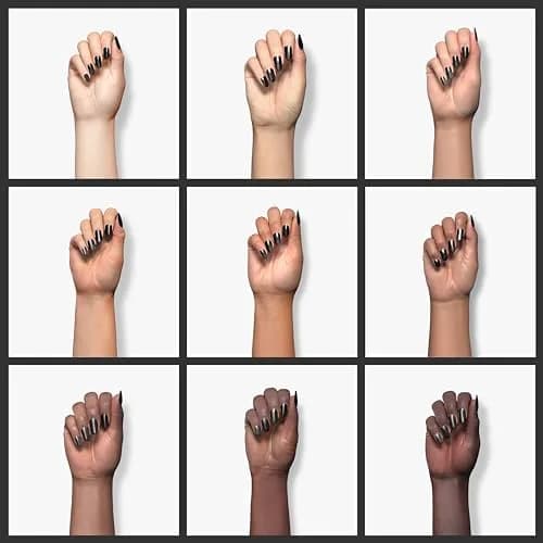 Kiara Sky Dip Powder, Black To Black, 28g (1oz) | Long-lasting, lightweight nails with vitamins thumbnail 4