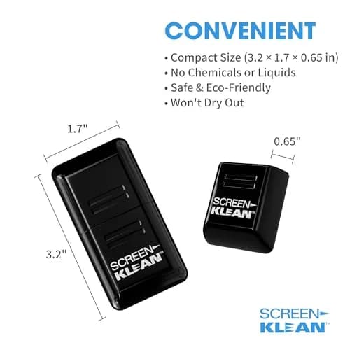 CarbonKlean ScreenKlean Tablet Screen Cleaner, Injected Black | Reusable, Microfiber, 150+ Uses thumbnail 6