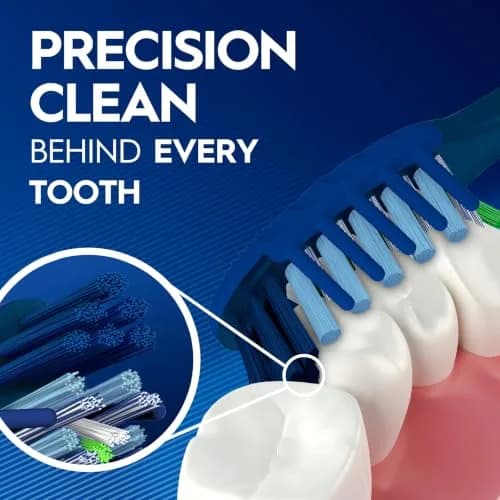 Oral-B Pro Clean Cross Action Toothbrushes, Deep Plaque Removal, 6 Count | Soft Bristles for Deep Clean & Gum Care thumbnail 4