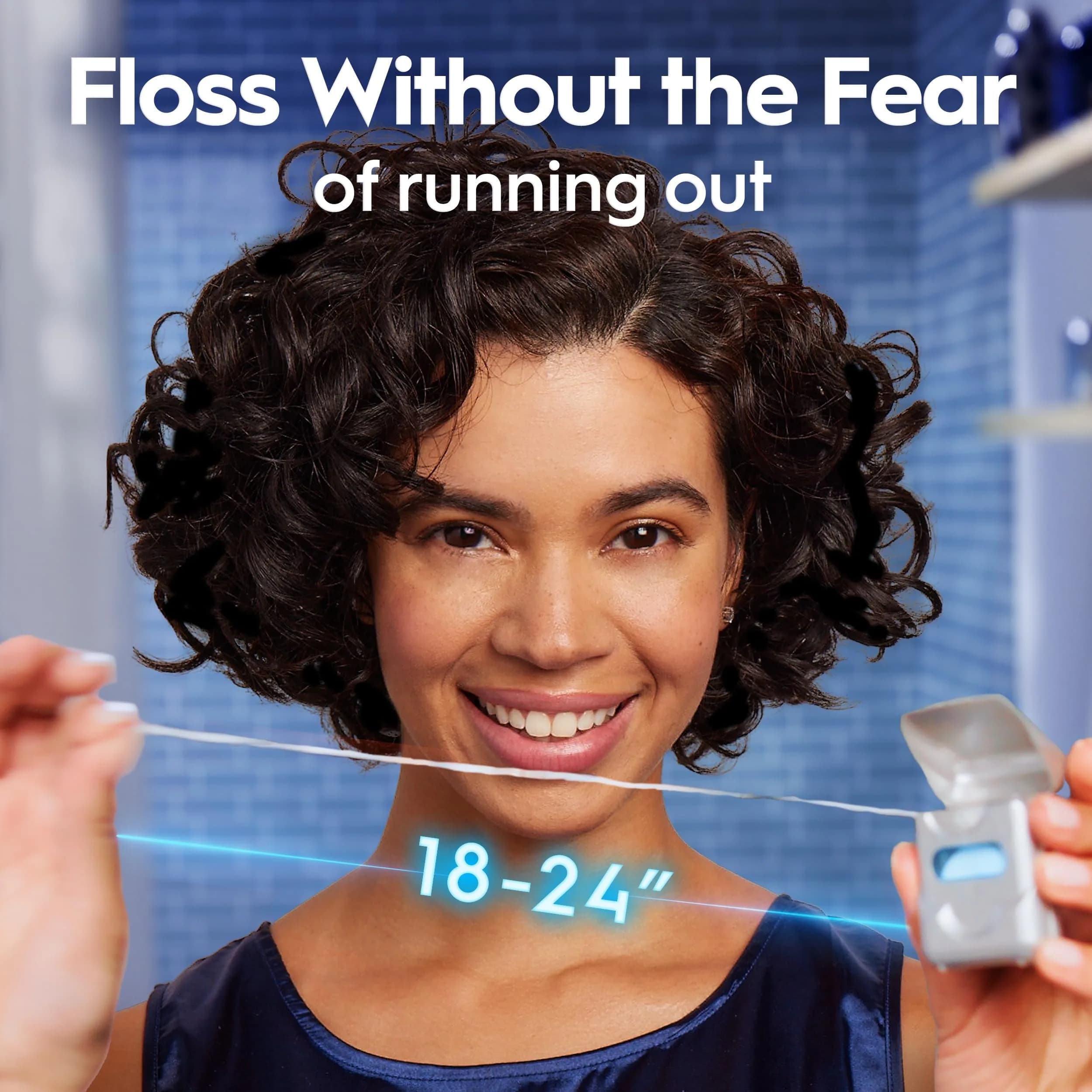 Oral-B Glide Deep Clean Dental Floss, Cool Mint, 6 Pack (787.4 ft Total) | Dentist Recommended for Plaque Removal - view 5