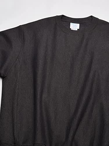 Champion Reverse Weave Sweatshirt, Granite Heather, S | Heavyweight Crew Neck for Men thumbnail 3