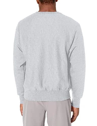 Champion Reverse Weave Crew Sweatshirt Gfs Silver Grey Large | Heritage Heavyweight Comfort thumbnail 3