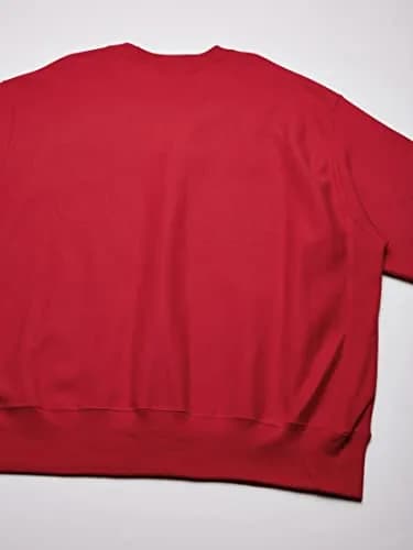 Champion Men's Reverse Weave Sweatshirt, Team Red Scarlet, Large | Heritage Heavyweight Crew for Street & Sports thumbnail 4