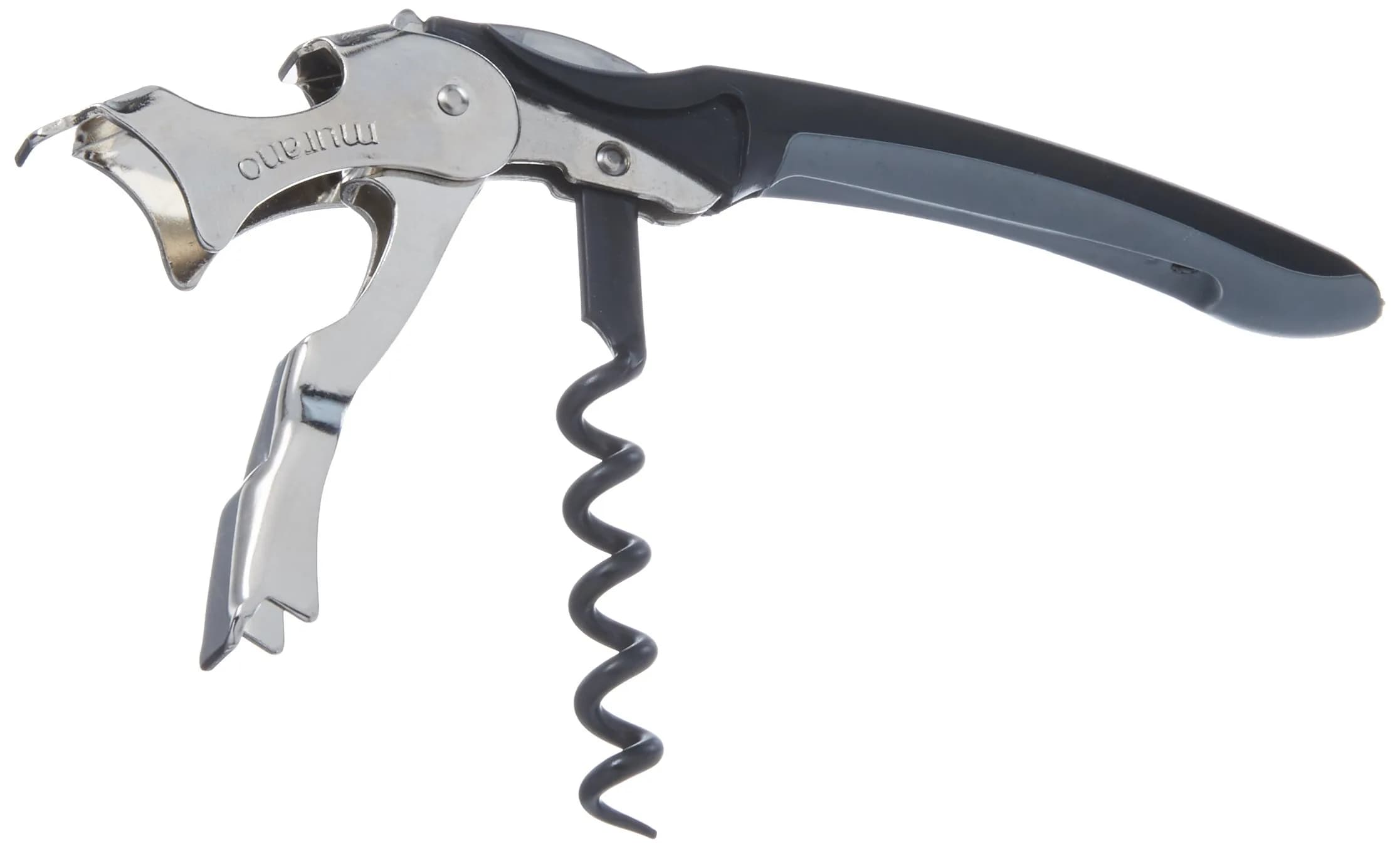 Franmara 3165-BU Soft-Touch Waiter's Corkscrew with Nonstick Spiral & Bottle Opener 10.9cm (4.3in) | USA Import thumbnail 2