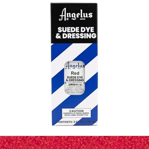Angelus Red Suede Dye 88.7 ml (3 oz) | Restores & Enhances Nappy Leather thumbnail 2