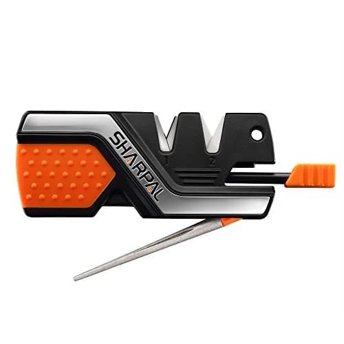 SHARPAL 101N 6-in-1 Pocket Knife Sharpener & Survival Tool | Tungsten Carbide, Ceramic, Diamond Rods, Fire Starter, Whistle thumbnail 1
