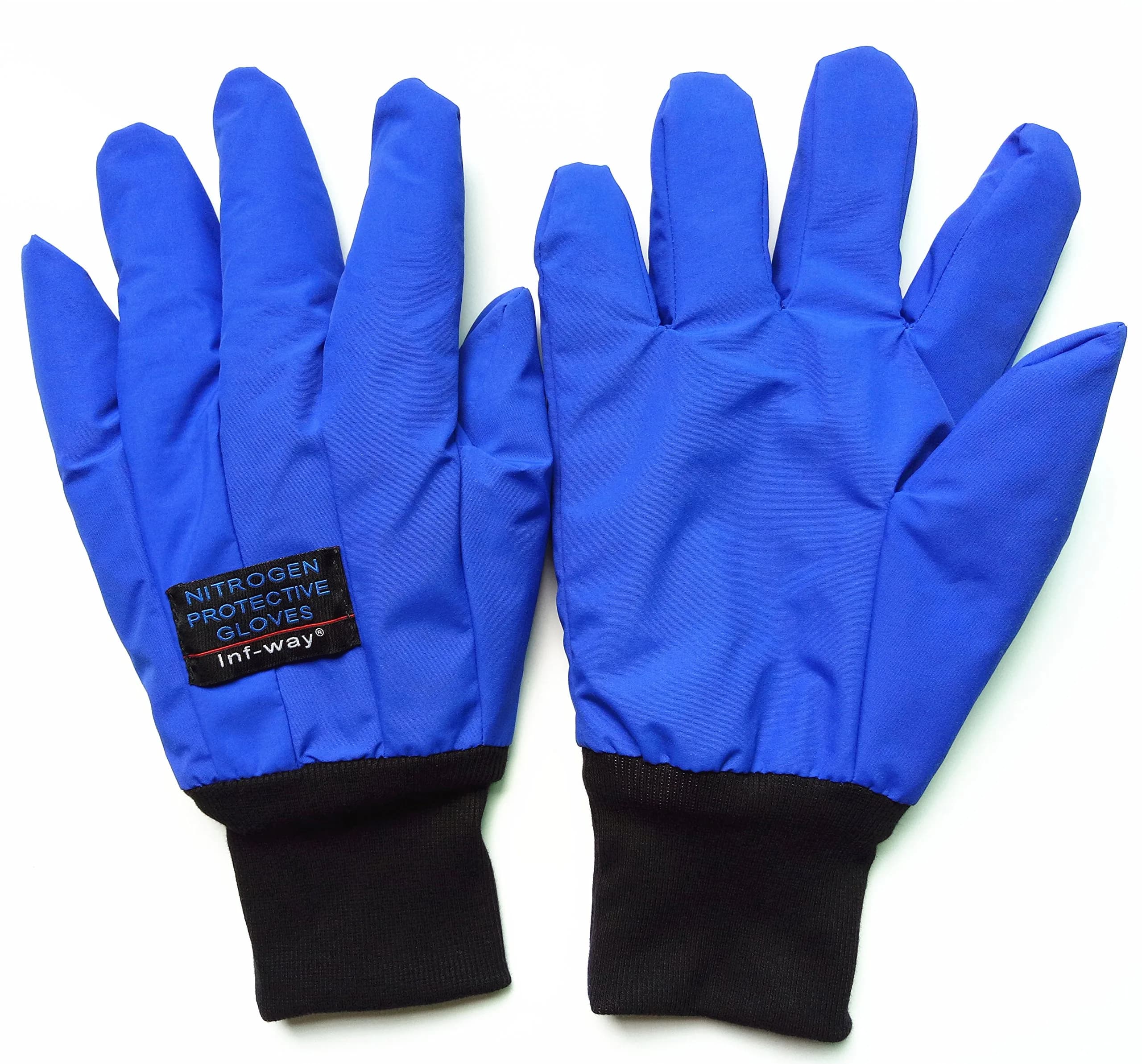 Inf-way Cryogenic Gloves Blue Wrist Length/13" | EN 511 Certified for -268°C Protection - view 2