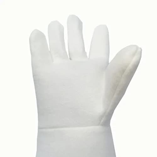 Inf-way White Shoulder Length Cryogenic Gloves - 24.5" for Extreme Cold Protection thumbnail 3