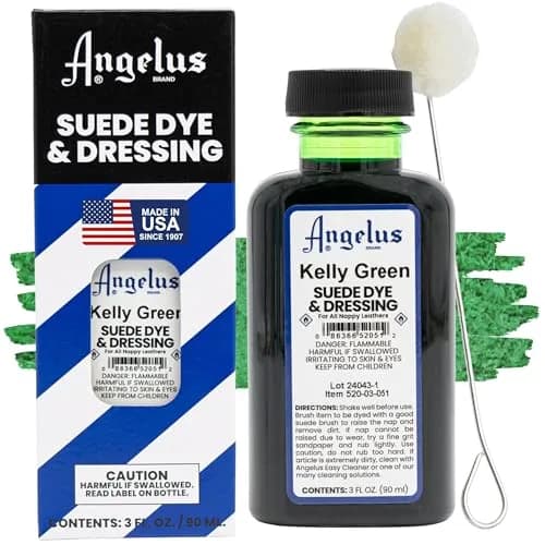 Angelus Kelly Green Suede Dye 88.7ml (3 oz) | Restores Nappy & Smooth Leather thumbnail 1