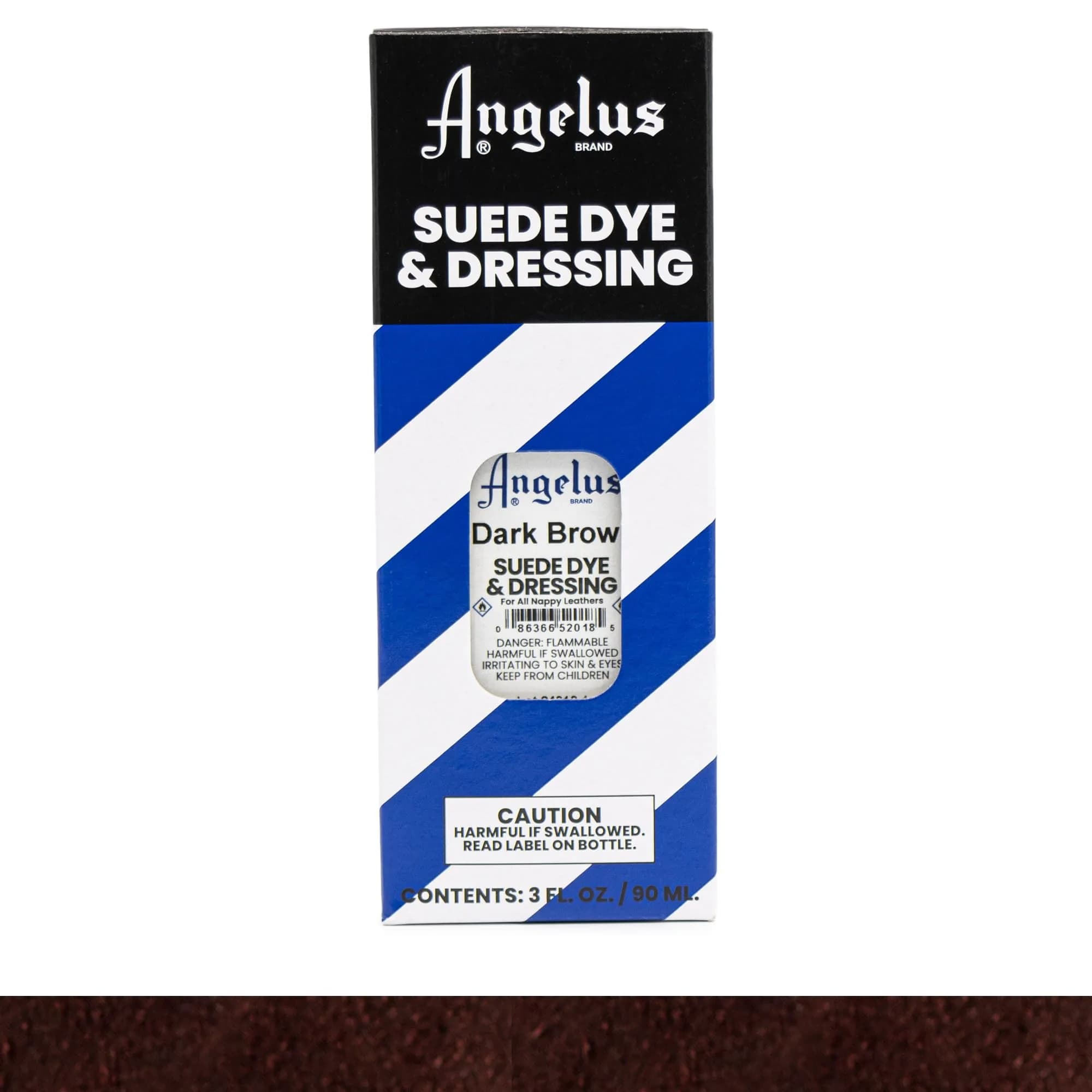 Angelus Dark Brown Suede Dye 88.7 ml (3 oz) | Restores Nappy & Smooth Leathers - view 4