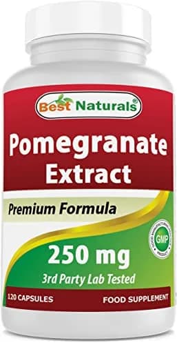 Best Naturals Pomegranate Extract 250 mg 120 Capsules | Antioxidant Support for Adults in India thumbnail 1