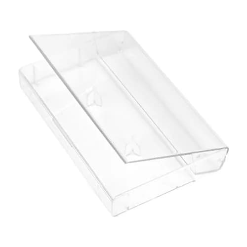 Evelots Cassette Tape Storage Case, Holds 25 Tapes, Clear Plastic | Protects Music Collection from Dust & Scratches thumbnail 4