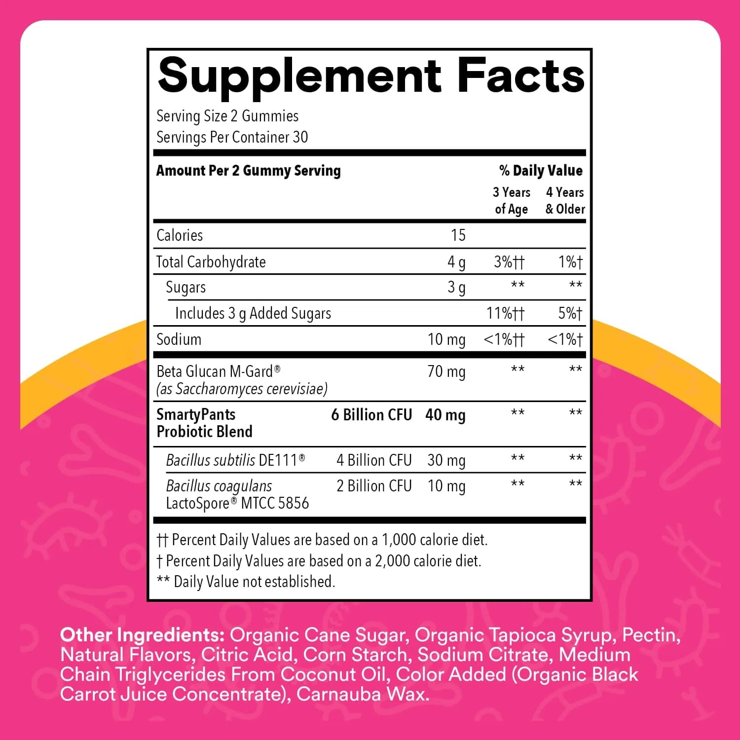 SmartyPants Kids Strawberry Probiotic & Prebiotic Gummies - 60 Count (1 Pack) - view 2