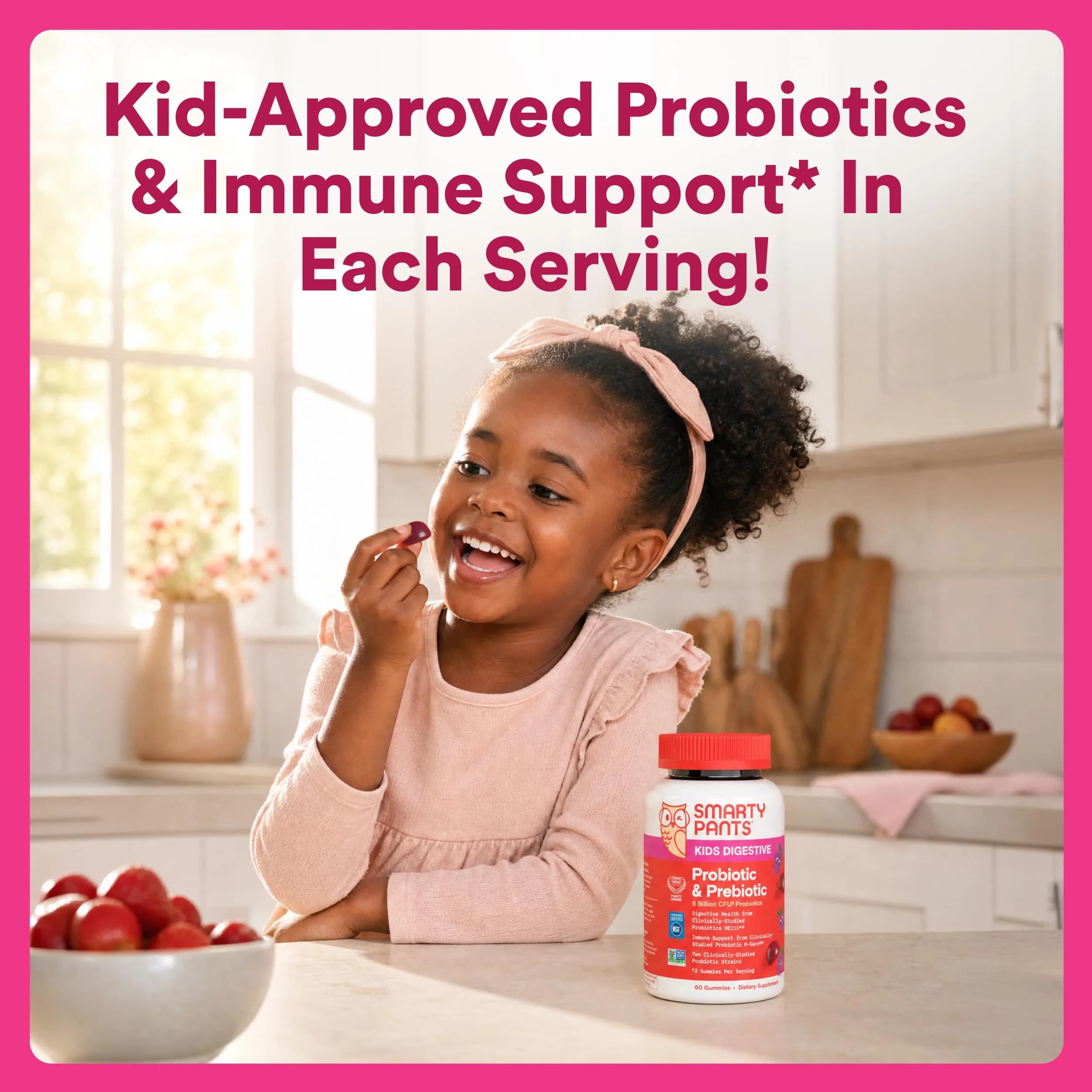 SmartyPants Kids Probiotic & Prebiotic Gummies Grape 60 Count (30 Day Supply) | Clinically Studied for Digestive & Immune Support - view 8