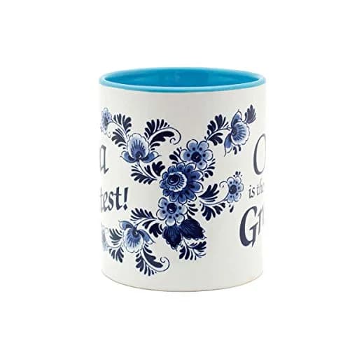 Essence of Europe Gifts Blue Ceramic Coffee Mug 355ml (12 oz) | Opa is the Greatest thumbnail 5