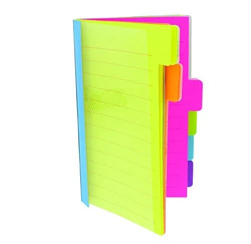 Redi-Tag Divider Sticky Notes 4" x 6" (120 Ruled Notes, 2 Books Per Pack) | Tabbed Lined Notepads for School, Home, Office thumbnail 4