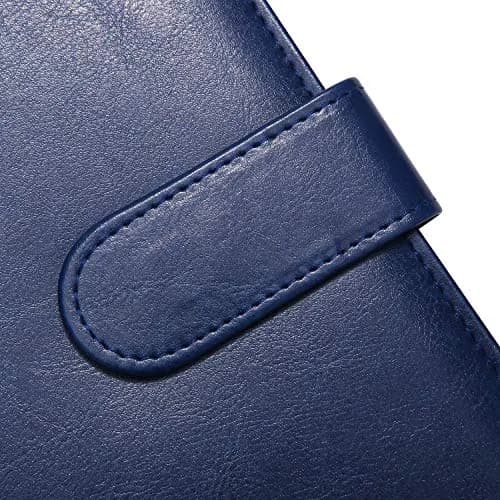 Mymazn Blue Faux Leather Padfolio Clipboard Folder Portfolio with Cover for A4 & Letter Size Refillable Writing Notepad | Holds 50 Sheets thumbnail 5