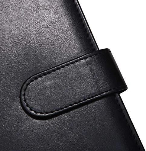 Mymazn Black Faux Leather Padfolio Clipboard Folder Portfolio with Pen Holder for Letter Size A4 Writing Pad | Professional Business & Office Organizer thumbnail 5