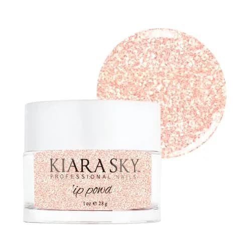 Kiara Sky Dip Powder Pink Tones 1 oz | My Fair Lady Glitter for Natural & French Nails thumbnail 1