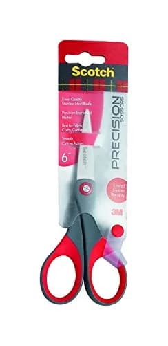 Scotch 6-Inch Precision Scissors, Pack of 3 | Ambidextrous Stainless Steel Blades thumbnail 1