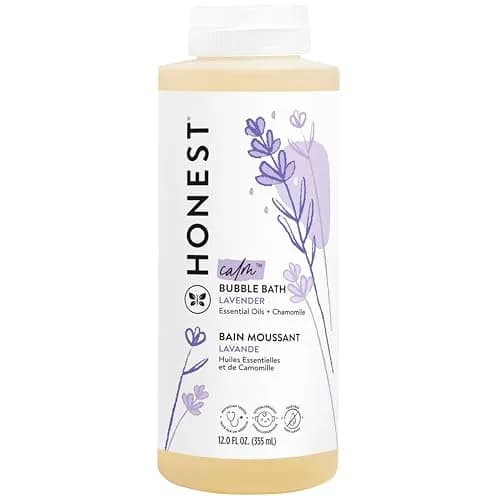 The Honest Company Bubble Bath, Hypoallergenic, Lavender Calm, 12 fl oz | Tear-Free, Gentle for Sensitive Skin thumbnail 1