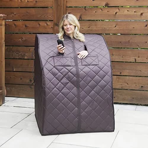 Heat Wave Radiant Saunas BSA6315 Harmony Deluxe Oversized Portable Cabin | Spacious, Foldable & Quick Setup thumbnail 2