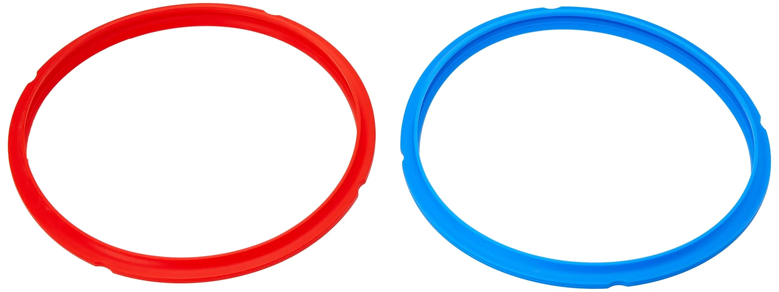 Instant Pot Red/Blue Sealing Rings for 5 & 6 QT Cookers | Pack of 2 Genuine Silicone Rings - main product image