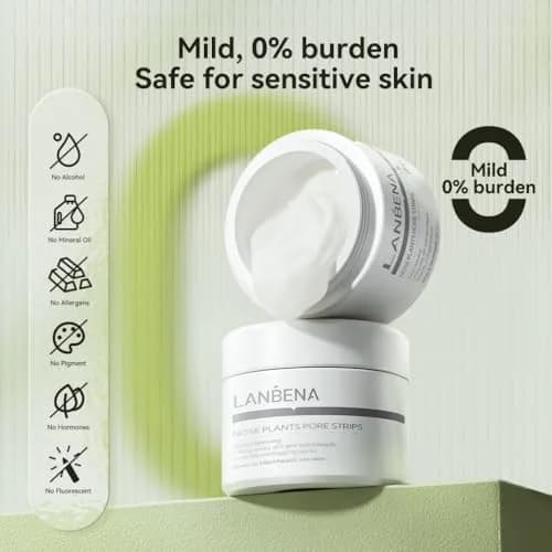LANBENA Blackhead Remover Mask Charcoal Peel Off Mask 125ml (4.23 Fl Oz) | Deep Cleansing Pore Minimizer thumbnail 2