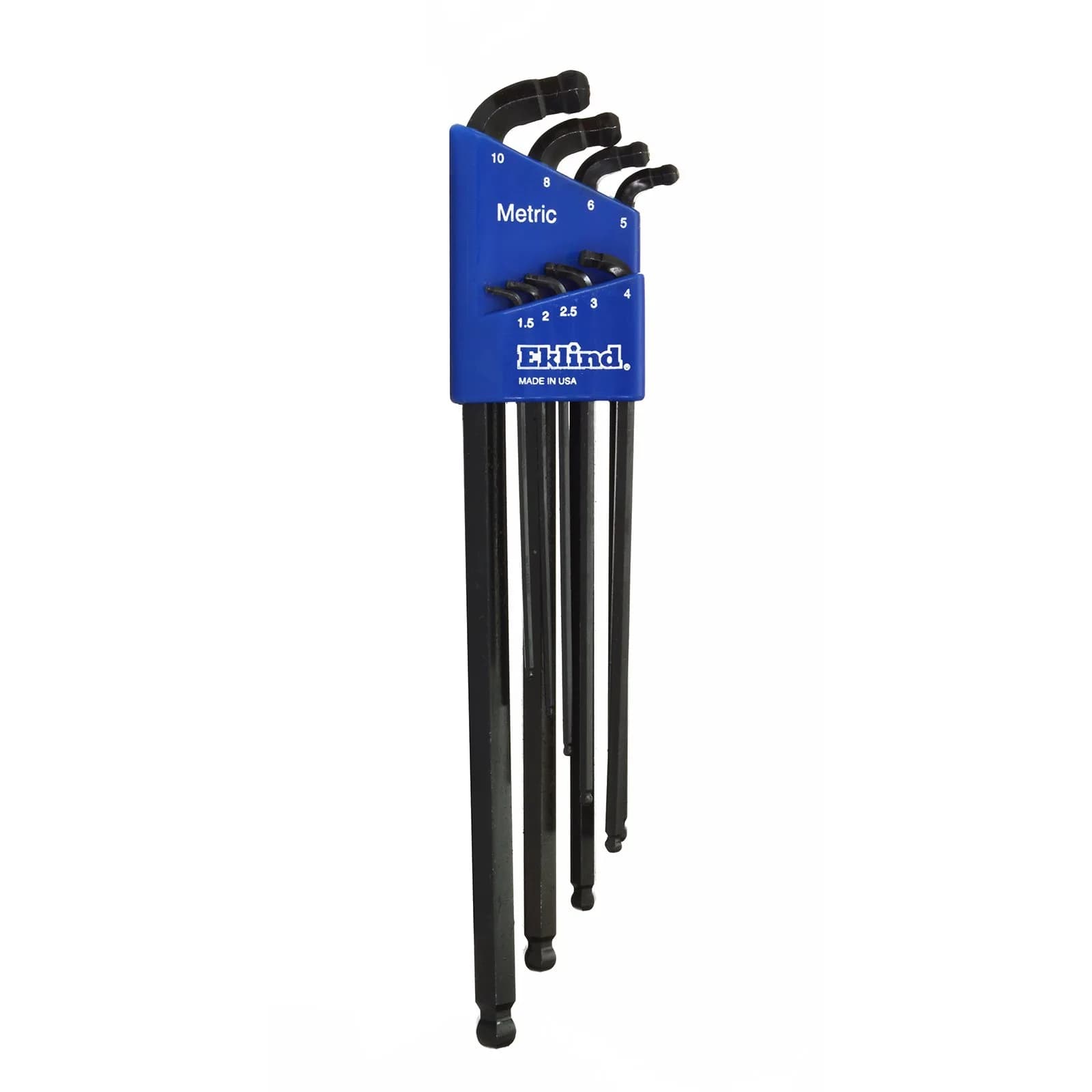 Eklind Tool Hex Key Set 9pc Extra Long Metric 1.5-10mm | Industrial Grade, Rust-Resistant, Color-Coded for India