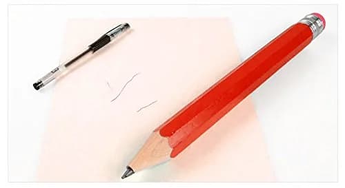 Nice Purchase Giant Wooden Jumbo Pencil 35cm (13.78in) | Novelty Writing Tool for Kids & Props thumbnail 6