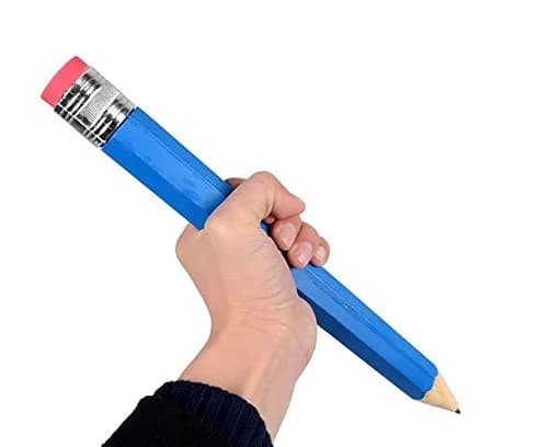 Nice purchase Giant Wooden Jumbo Pencil 35cm (13.78in) | Novelty Writing Instrument for Kids & Adults — Blue
