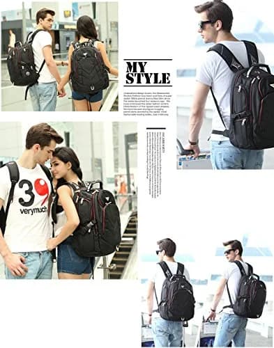 FREEBIZ 19 Inch Laptop Backpack Bag | 55L Travel Rucksack for Gaming & Large Laptops thumbnail 7