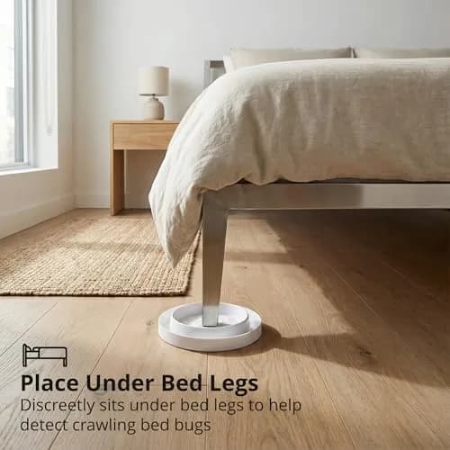 ASPECTEK Bed Bug Interceptors Pack of 8 | Pesticide-Free Insect Detectors for Furniture Legs thumbnail 3