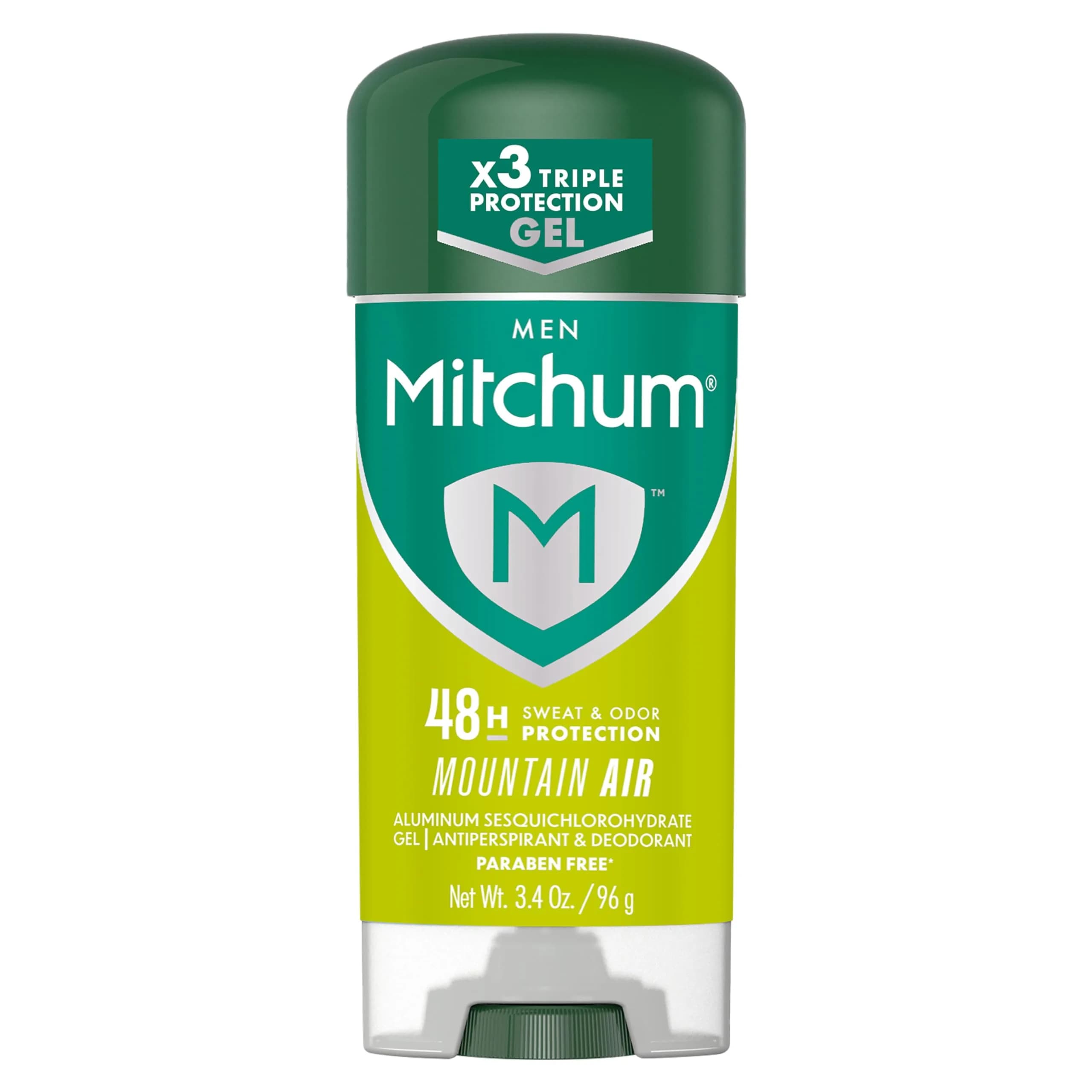 Mitchum Men's Sport Antiperspirant Deodorant Stick 4.5 oz (2-Pack) | Triple Odor Defense Gel — Mountain Air / 3.4 Ounce