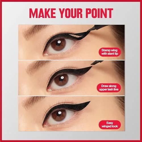 Revlon ColorStay Wing Line Liquid Eyeliner, Blackest Black, 0.04 fl oz (1.2 ml) | Waterproof & Smudge-Proof for Precise Wings thumbnail 7