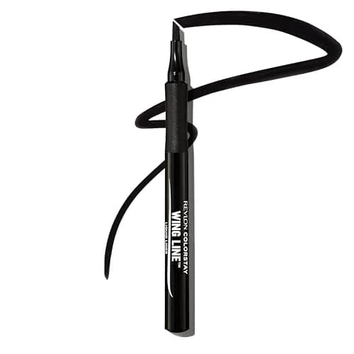 Revlon ColorStay Wing Line Liquid Eyeliner, Blackest Black, 0.04 fl oz (1.2 ml) | Waterproof & Smudge-Proof for Precise Wings thumbnail 2
