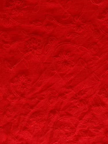 DUPATTA BAZAAR Red Embroidered Chiffon Dupatta 93x42 inch (236x107 cm) | Authentic Indian Style thumbnail 4
