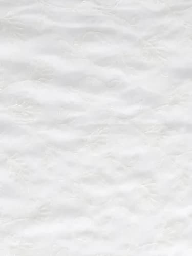 DUPATTA BAZAAR Embroidered White Chiffon Dupatta 93x42 inch (236x107 cm) thumbnail 6
