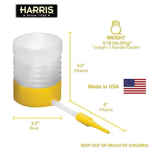 HARRIS Diatomaceous Earth Powder Duster with 6 Inch Extension Nozzle | Lightweight, Extendable Handle thumbnail 7