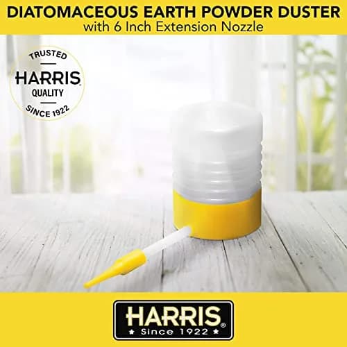 HARRIS Diatomaceous Earth Powder Duster with 6 Inch Extension Nozzle | Lightweight, Extendable Handle thumbnail 2