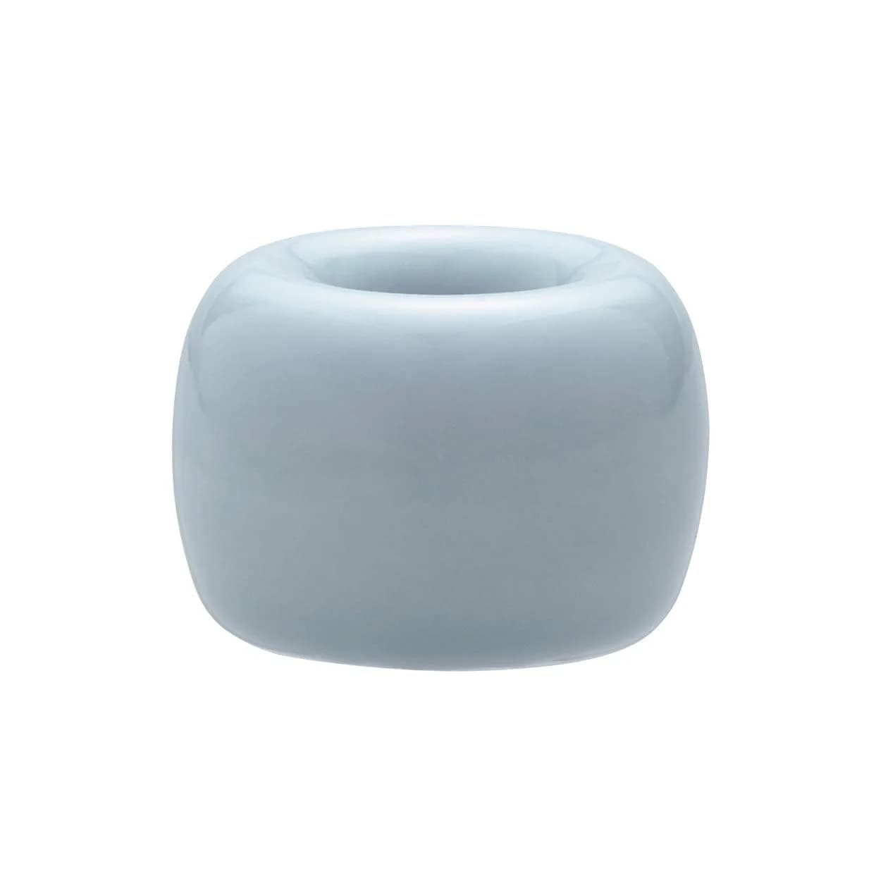 Muji White Porcelain Toothbrush Stand | Compact, Easy to Clean, Made in Japan — Blue