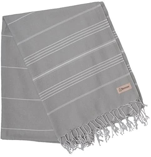 Bersuse Anatolia XL Turkish Cotton Beach Blanket 61x82 Inches | Quick-Dry & Lightweight thumbnail 4
