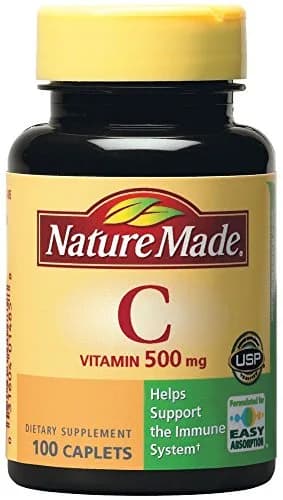 Nature Made Vitamin C 500 mg Caplets, Gluten Free 300 Count | Supports Immune Health & Skin thumbnail 1