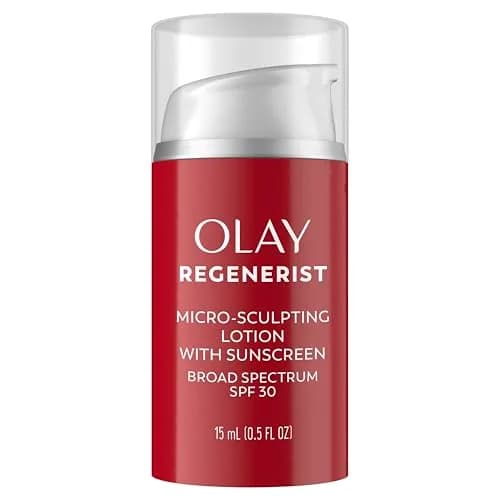 Olay Regenerist Micro-Sculpting Cream Face Moisturizer with Sunscreen SPF 30 | Anti-Aging Hydrating Face Cream 0.5 oz thumbnail 1